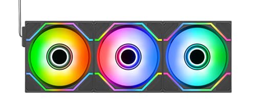 Thermaltake Swafan Infinity EX12 ARGB Sync x 3 - Black