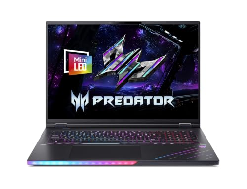 Acer Predator Helios 18 AI, Ultra 9, RTX 5090, RAM 32 Go, SSD 1 To