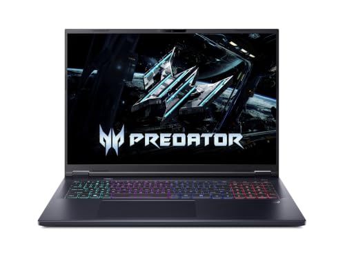 Acer Predator Helios Neo 18 AI, Ultra 9, RTX 5080, RAM 32 Go, SSD 1 To