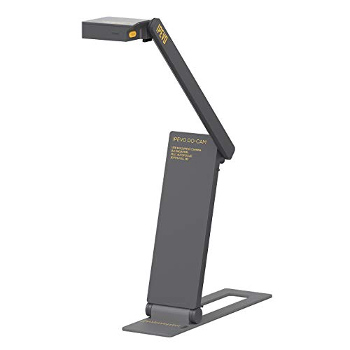 Ipevo Caméra USB 8 MP Portable et compacte DO-CAM pour Les présentations visuelles et Communications Professionnelles et l'enseignement à Distance Le Travail à Domicile et appels vidéo