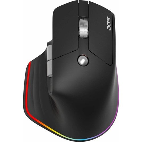 Acer Souris Acer Easy Fit Mouse sans fil RF Bluetooth 4000 DPI Black rechargeable 6 boutons