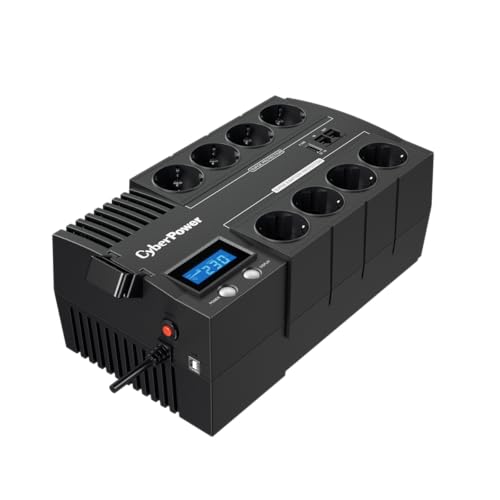 cyberpower Batterie plomb-acide Sai CyberPower 700 VA, écran LCD 6 minutes, protection contre les surtensions USB