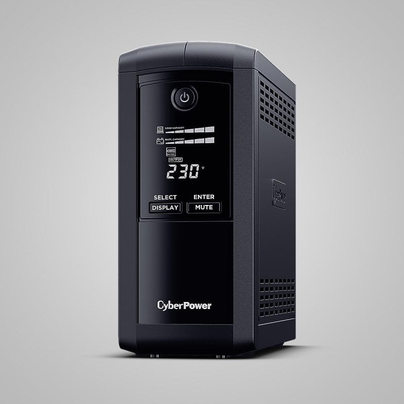 cyberpower Sai CyberPower 700VA Batterie Plomb VRLA 10 Min Autonomie LCD AVR Protection Réseau