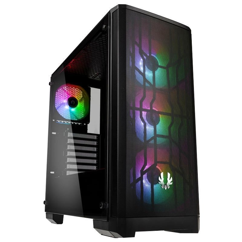 bitfenix Pack Nova Mesh TG 4ARGB Verre Trempé USB 3.1 Black Formula Gold 750W 80 Gold