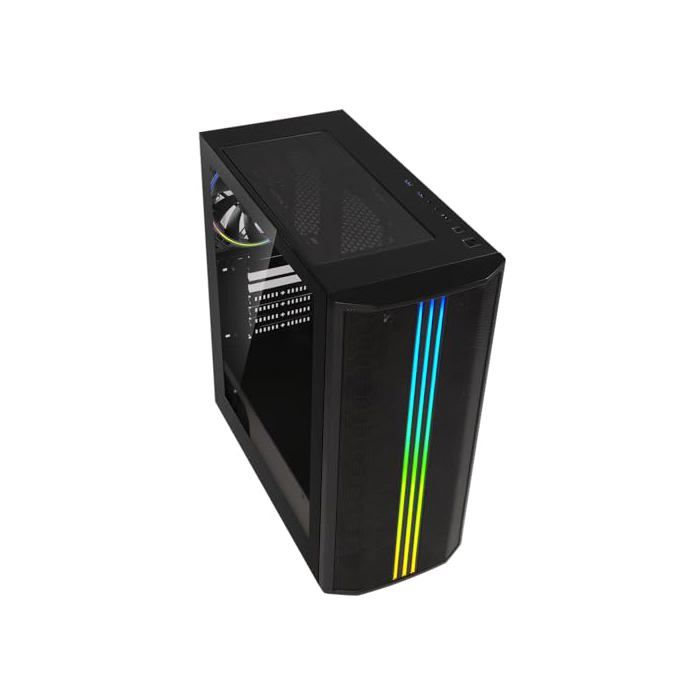 BITFENIX Saber Mesh FRGB (Black) - Boitier sans - Moyen tour - Format ATX