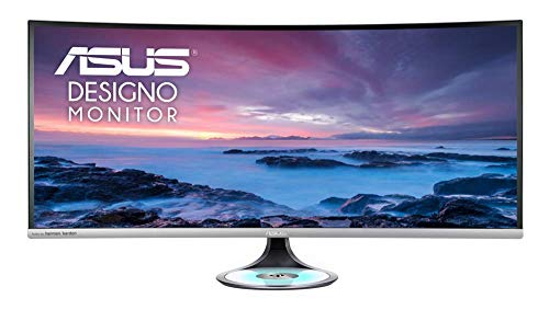 ASUS Designo MX38VC - Ecran PC 38 UWQHD - Dalle IPS incurvée 2300R - 21 9 - 3840 x 1600 - 300cd m² - Display Port, HDMI et 2x USB 3.0 1x USB-C - Haut-parleurs Harman Kardon - Chargeur à induction