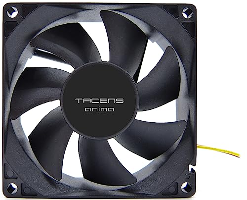TACENS ANIMA AF8, Ventilateur pour PC 80mm, 7 Lames, Silencieux, Noir