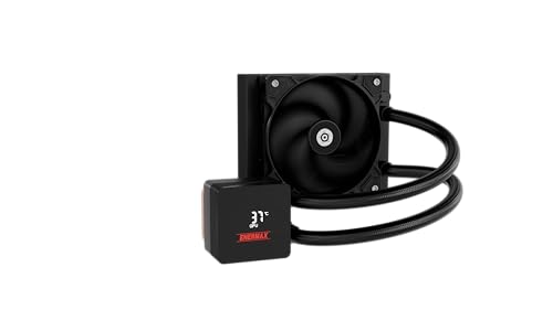 ENERMAX LIQMAX IV ELC-LMIV120-SF Processeur AIO 120 mm | Dual Chamber | TDP 320W | Intel LGA 1851 1700 115x 2066 | AMD AM5 AM4 | Affichage numérique | 1 ventilateur de performance PWM 120 PWM
