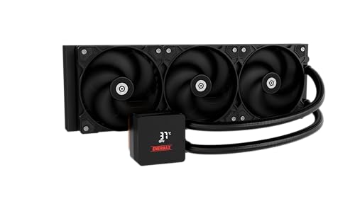 ENERMAX LIQMAX IV ELC-LMIV360-SF Processeur AIO 360 mm | Dual Chamber | TDP 380W | Intel LGA 1851 1700 115x 2066 | AMD AM5 AM4 | Affichage numérique | 3 ventilateurs de performance PWM 120 PWM