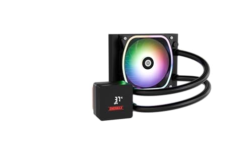 ENERMAX AQUAFUSION II ELC-AQFS120-SQA Processeur ARGB AIO 120 mm | Dual Chamber | TDP 310W | Intel LGA 1851 1700 115x 2066|AMD AM5 AM4 | Affichage numérique | 1 ventilateur SquA RGB ADV 120 PWM