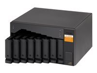 QNAP QNAP TL-D800S Boîtier de disques de stockage Boîtier disque dur SSD Black, Grey 2.5 3.5