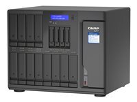 QNAP Nas Tvs-h1688x-w1250-32g Stockage réseau 16 baies avec processeur Intel Xeon et interface 10 GBE pour des performances optimales.