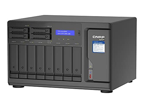 QNAP QNAP TVS-h1288X NAS Tower Ethernet LAN Black W-1250