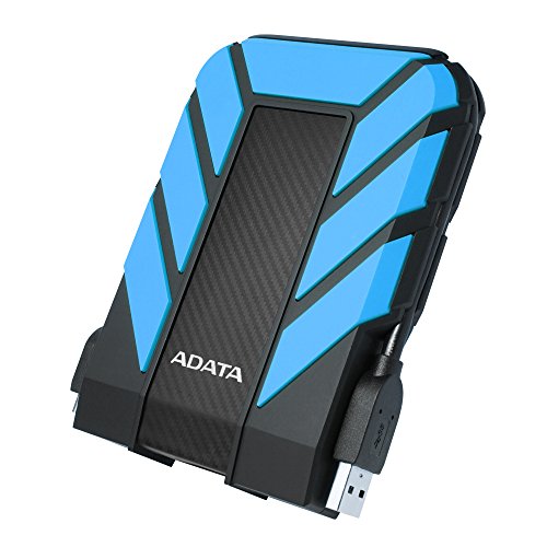 ADATA HD710 Pro Disque Dur Externe 1000 Go, USB 3.2 Gen1, Bleu, IP68 de Protection Contre la poussière et l'eau, Disque Dur Externe pour PC Mac PS4 XBOX PS5, Résistant aux Chocs