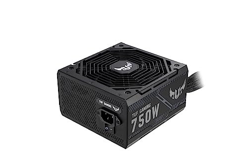 ASUS TUF Gaming 750W Bronze - Bloc d’Alimentation PC (750 Watt, 80 Plus Bronze, Ventilateurs axiaux à Double roulement à Billes, Revêtement Protecteur PCB, 0dB, Garantie 6 Ans)