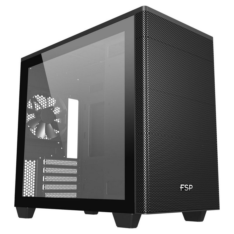 fsp CMT360 Tour Moyenne Verre Trempé USB-C 3.2 Black