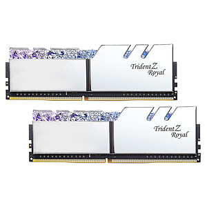 G Skill Trident Z Royal 32 Go 2x16Go DDR4 3600 MHz CL18 Silver