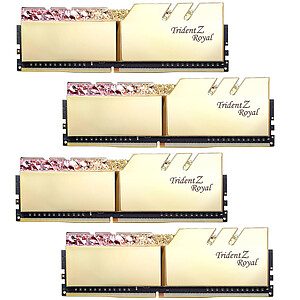 G Skill Trident Z Royal 128 Go 4 x 32 Go DDR4 2666 MHz CL19 Or
