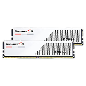 G Skill RipJaws S5 Low Profile 64 Go 2 x 32 Go DDR5 5600 MHz CL30 White
