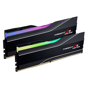 g-skill Mémoire RAM G.Skill Trident Z5 Neo RGB 48Go 2x24Go DDR5 6000MHz CL40 AMD EXPO Black