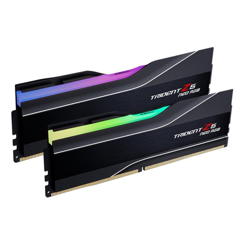 g-skill Mémoire RAM G.Skill Trident Z5 Neo RGB F5-6000J2636H48GX2-TZ5NR 96GB 2x48GB DDR5 6000MHz CL26 RGB AMD EXPO Black