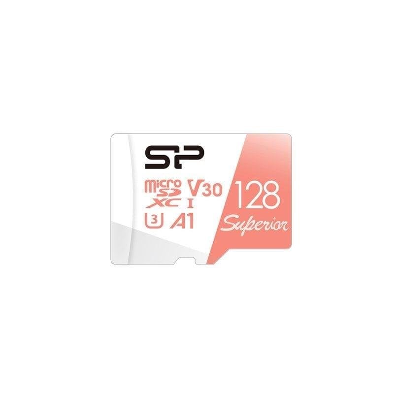 silicon-power Carte MicroSDXC Silicon Power Superior 128GB 100MB s V30 UHS-I Résistante