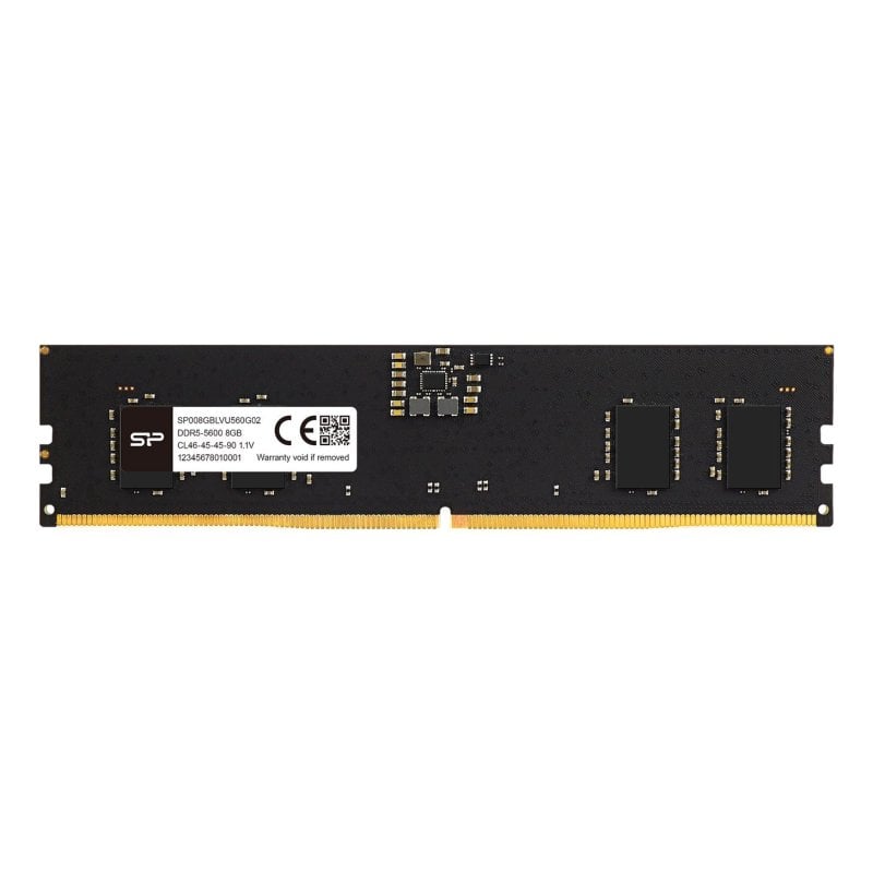 silicon-power Mémoire RAM Silicon Power SP016GBLVU560F02 16GB 1x16GB DDR5 5600MHz CL46 ECC Unbuffered