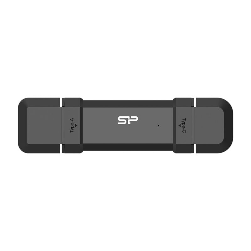 silicon-power Disque SSD externe Silicon Power DS72 250 Go USB 3.2 Gen2 1050 Mo s Aluminium Black