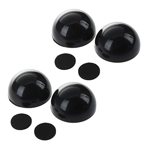 kunyi 4 Pcs Ordinateur Portable Noir Antiderapant Refroidir Boule Refroidisseur Support Tapis