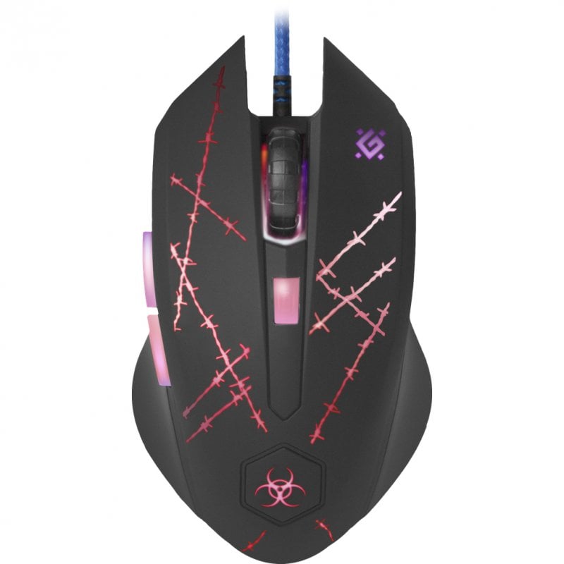 Defender Forced GM-020L 5 Souris de jeu 3200 DPI Black