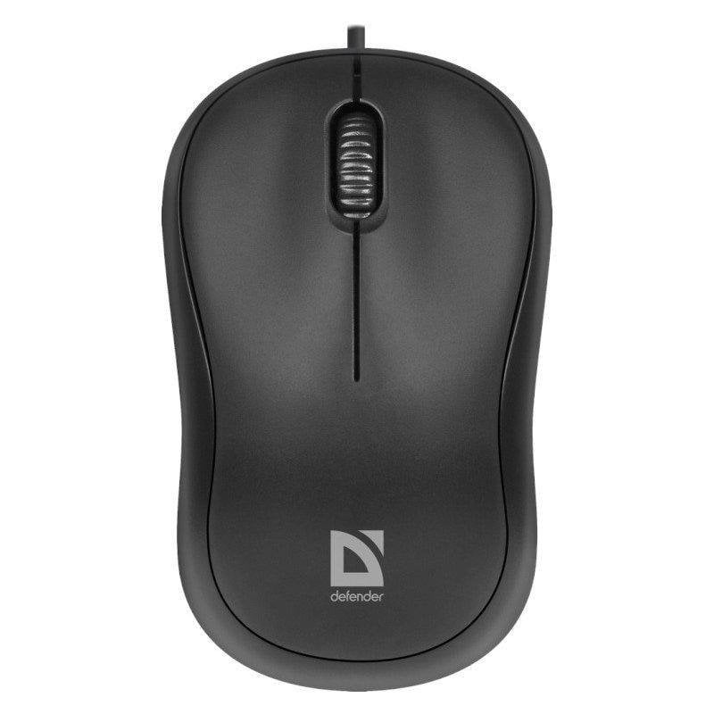 Defender Ratón Defender PATCH MS-759 USB 1000 DPI Black Ambidextre Compact