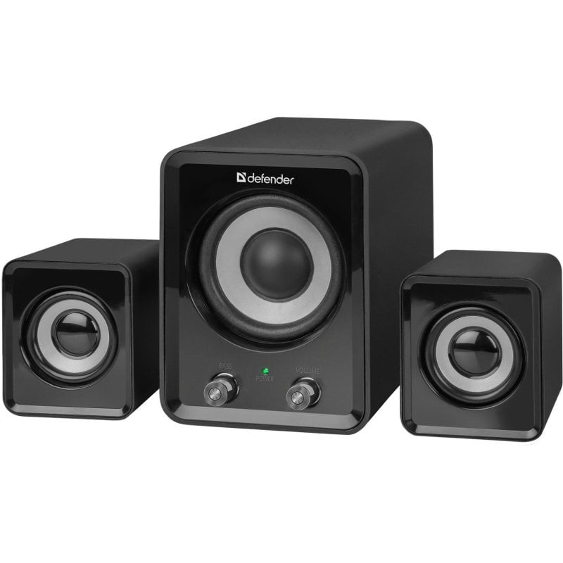 Defender Haut-parleurs Defender 2.1 filaires 11W avec réglage des basses et alimentation USB