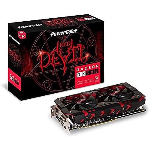 PowerColor RX580 8GB Red Devil Carte Graphique AMD Radeon RX 580 PCI Express