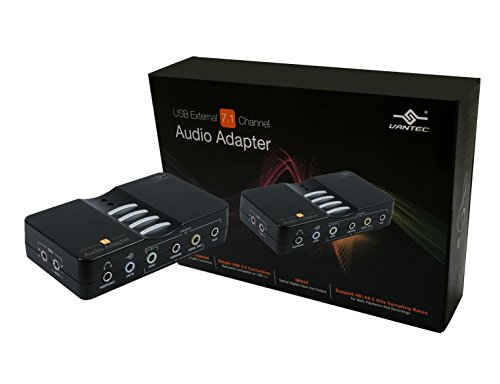 Vantec NBA 200U Adaptateur Audio Externe USB 7 1 canaux Black
