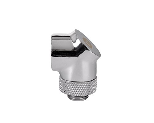 Thermaltake - Pacific G1 4 - Accessoire Watercooling - Adaptateur coudé à 90 degrés Chrome