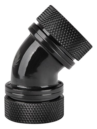 Thermaltake CL-W098-CA00BL-A Pacific G1 4 PETG Tube 45-Degree Dual Compression 16mm OD Noir