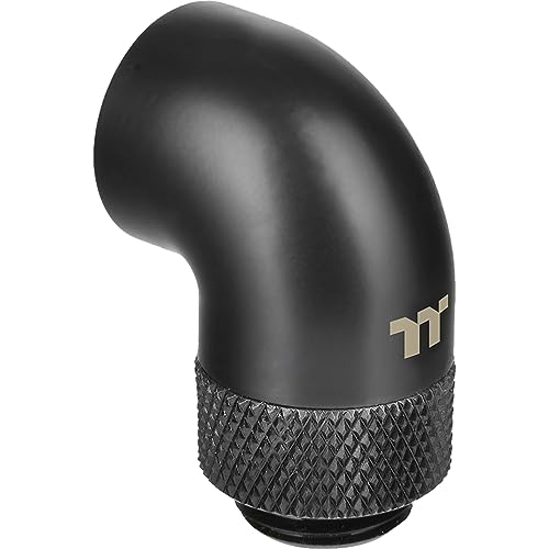 Thermaltake Pacific G1 4 Male to Female 90-Degree Extender 12mm OD – Noir