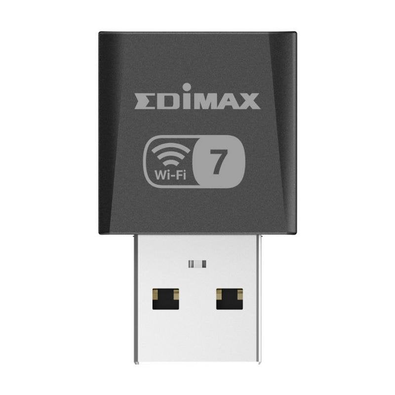 Edimax Carte Réseau Edimax EW-7822UN7 USB 3.2 Gen1 Wi-Fi 7 Tri-Bande 2880 Mbit s Noire