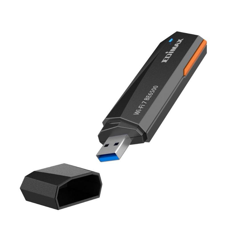 Edimax Carte Réseau Edimax EW-7822UBE USB 3.2 Wi-Fi 7 2880 Mbit s Tribande Noire