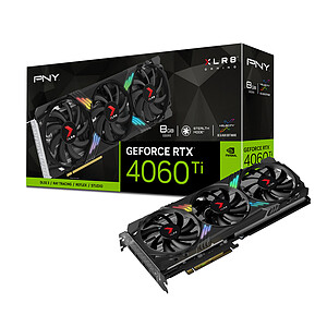 PNY GeForce RTX 4060 Ti 8 Go VERTO EPIC X Triple Fan
