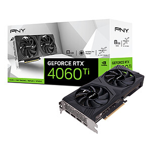 PNY GeForce RTX 4060 Ti 8 Go VERTO Dual Fan
