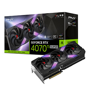 PNY GeForce RTX 4070 Ti SUPER 16GB XLR8 Gaming VERTO
