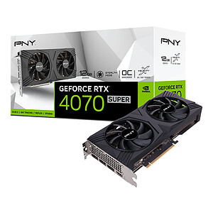 PNY RTX 4070 SUPER 12GB VERTO Dual Fan OC
