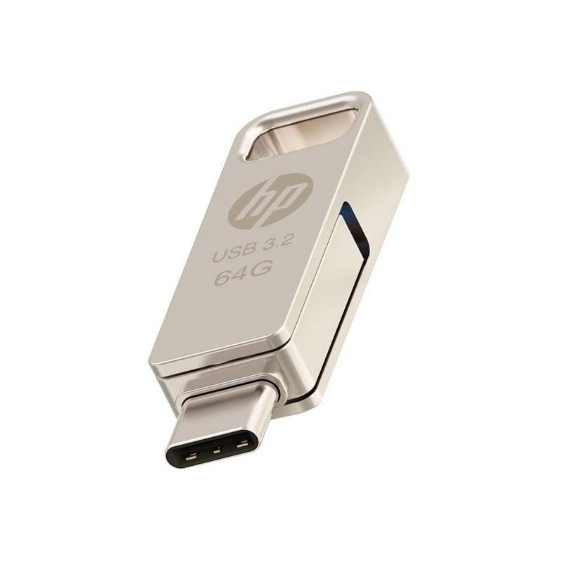 Pny Clé USB PNY HP x206C 64 Go USB-A USB-C 120 Mo s Métal