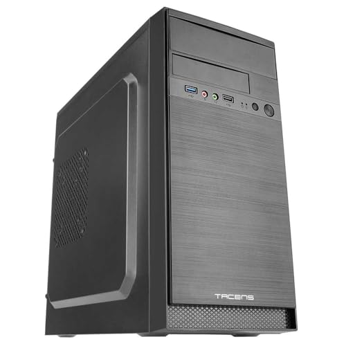 Anima AC4 Tacens - Boîtier per PC. Micro ATX, Finition Aluminium, USB 3.0 Noir