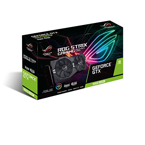 ASUS ROG Strix GeForce GTX 1660 Super Advanced Edition Carte Graphique (mémoire GDDR6, Ventilateurs Axial-Tech, DirectCU II, Auto-Extreme, FanConnect II)