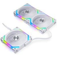 Lian Li UNI Fan SL120 V2 RGB PWM Lüfter, 3er Pack - 120mm, weiß