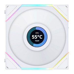 Lian Li Uni Fan TL LCD 120 White - 120 mm ( 5 de rA©duction avec le code promo VAULT )