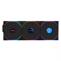 Lian Li Uni TL-LCD Wireless 120 (Pack de 3) - Black