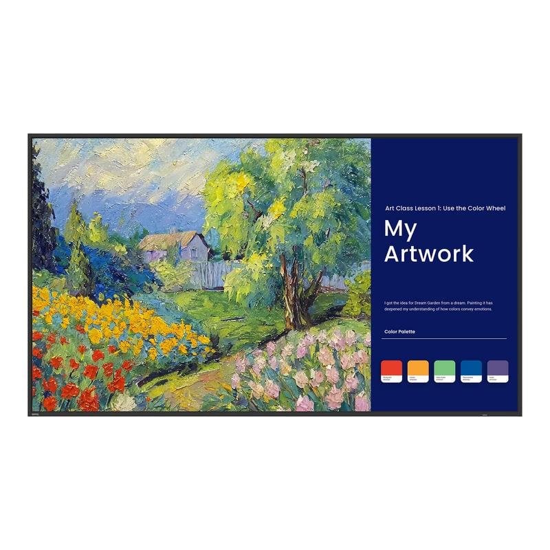 Benq Écran PC BenQ SL6504 65 UltraHD 4K IPS Android Haut-parleurs Intégrés